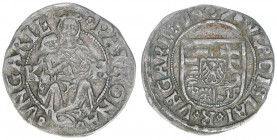 Wladislaw II. 1490-1516
Ungarn. Denar, 1507. 0,58g
Huszar 811
ss