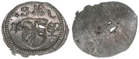 Pfennig, 1682
Nürnberg Reichsstadt. 0,39g. Kellner 335
stfr