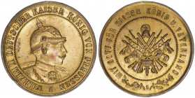 Wilhelm II. 1888-1918
Preussen. Medaille, ohne Jahr. 34mm
15,27g
vz-