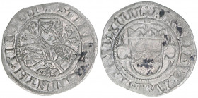 Meran, Maximilian I. 1495-1519
Halbbatzen, 1519. Graz
2,14g
ss/vz