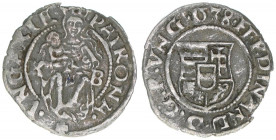 Ferdinand I. 1521-1564
Denar, 1538. Kremnitz
0,50g
ss