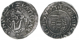 Ferdinand I. 1521-1564
Denar, 1541. Kremnitz
0,62g
vz-