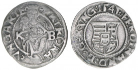 Ferdinand I. 1521-1564
Denar, 1545. Kremnitz
0,46g
ss