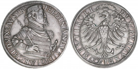 Erzherzog Ferdinand 1564-1595
Doppeltaler, ohne Jahr. Hall
56,93g
MT 313
vz-