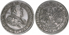 Erzherzog Ferdinand 1564-1595
Doppeltaler, ohne Jahr. Hall
57,8g
MT 319
Tuscheziffer
ss/vz