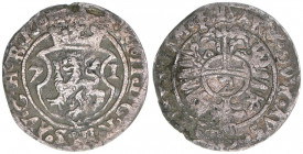 Maximilian II. 1564-1576
2 Kreuzer, 1571. Prag
0,99g
Dietiker 191
ss
