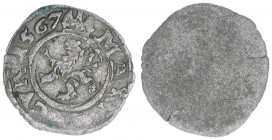 Maximilian II. 1564-1576
Pfennig, 1567. Prag
0,24g
ss