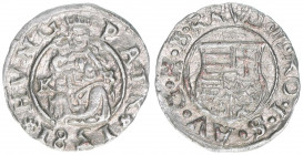 Rudolph II. 1576-1612
Denar, 1581. Kremnitz
0,44g
ss/vz
