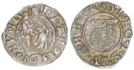 Rudolph II. 1576-1612
Denar, 1591. Kremnitz
0,60g
vz-