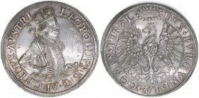 Erzherzog Leopold 1619-1632
Doppeltaler, 1626. Hall
57,53g
MT 459b
ss/vz
