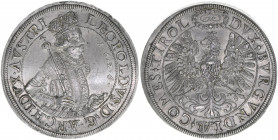 Erzherzog Leopold 1619-1632
Doppeltaler, 1626. Hall
56,73g
MT 459b
vz/stfr