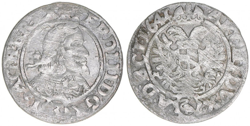 Erzherzog Sigismund Franz 1663-1665
Groschen, 1641. Hall
1,70g
ss