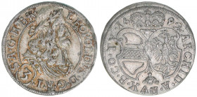 Leopold I. 1658-1705
Groschen, 1692. Hall
1,63g
Herinek 1438
ss/vz