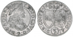 Leopold I. 1658-1705
Groschen, 1675. Hall
1,26g
ss/vz