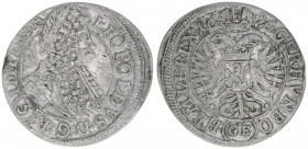Leopold I. 1658-1705
Groschen, 1696 GE. Prag
1,53g
ss+