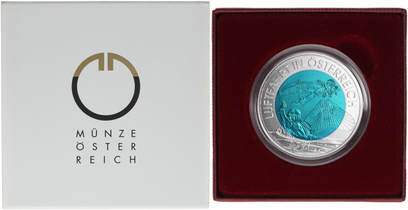 25-Euro Sondergedenkmünzen Bimetall Niob
25 Euro, 2007. Österreichische Luftfahr...