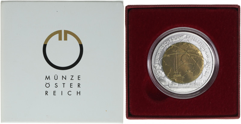 25-Euro Sondergedenkmünzen Bimetall Niob
25 Euro, 2006. Europäische Satellitenna...