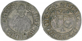 Leonhard von Keutschach 1495-1519
Erzbistum Salzburg. Batzen, 1500. Salzburg
3,18g
Zöttl 60, Probszt 99
ss/vz