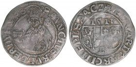 Leonhard von Keutschach 1495-1519
Erzbistum Salzburg. Batzen, 1513. Salzburg
3,05g
Zöttl 66 Probszt 106
ss/vz
