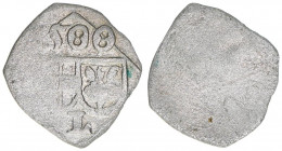 Leonhard von Keutschach 1495-1519
Erzbistum Salzburg. Pfennig, 1500. Salzburg
0,31g
Zöttl 86, Probszt 125
ss-