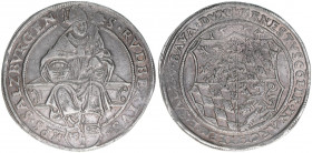 Ernst von Bayern 1540-1554
Erzbistum Salzburg. Guldiner, 1554. Salzburg
28,77g
Zöttl 399, Probszt 366
vz