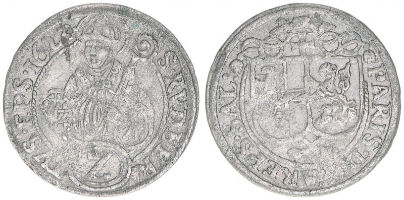 Paris Graf Lodron 1619-1653
Erzbistum Salzburg. 2 Kreuzer, 1623. Typ 1 Wappen ne...