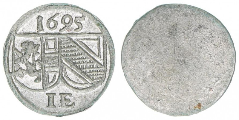 Johann Ernst Graf Thun-Hohenstein 1687-1709
Erzbistum Salzburg. Pfennig, 1695. S...