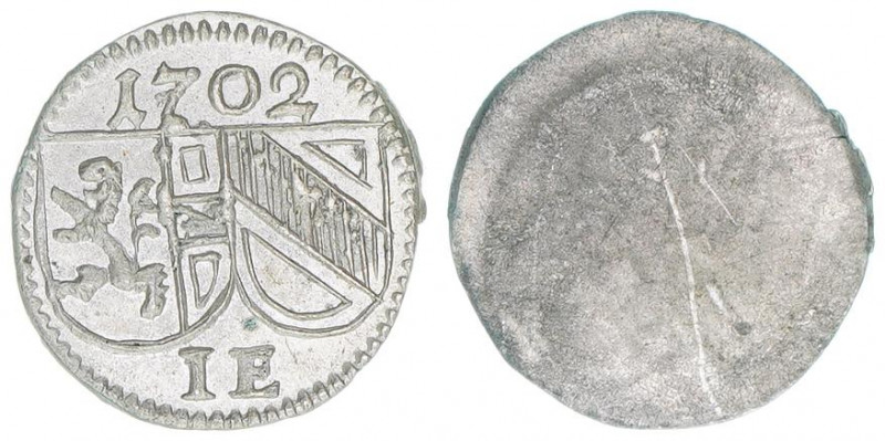 Johann Ernst Graf Thun-Hohenstein 1687-1709
Erzbistum Salzburg. Pfennig, 1702. s...