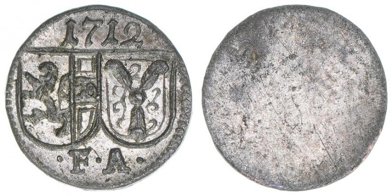 Franz Anton Fürst von Harrach 1709-1727
Erzbistum Salzburg. Pfennig, 1712. Salzb...