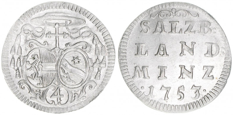 Sigismund III. Graf Schrattenbach 1753-1771
Erzbistum Salzburg. Landbatzen, 1753...