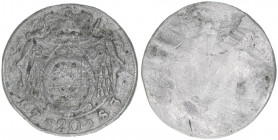 Hieronymus Graf Colloredo 1772-1803
Erzbistum Salzburg. 20 Kreuzer Bleiprobe vom Revers, 1783. äußerst selten
Salzburg
5,71g
unediert
ss+