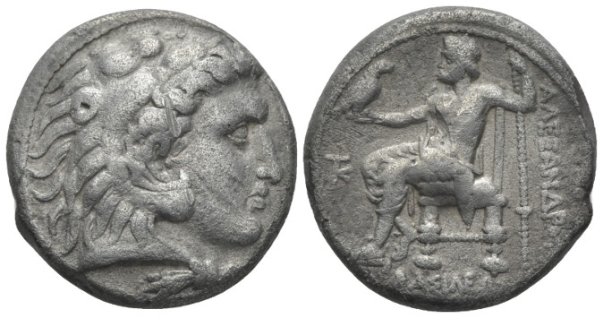 Kingdom of Macedon, Alexander III, 336-323 Kition, under Pumiathon Tetradrachm c...