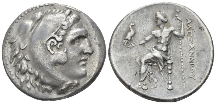 Kingdom of Macedon, Alexander III, 336-323 Uncertain mint Tetradrachm circa 250,...