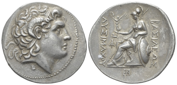 Kingdom of Thrace, Lysimachus, 323-281 Perinthus Tetradrachm circa 283-282, AR 3...