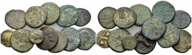 Pontus, Lot of 12 Bronzes. II-I cent., Æ 0.00 mm., 71.62 g.
Lot of 12 Bronzes.

Very Fine.

From the E.E. Clain-Stefanelli collection.