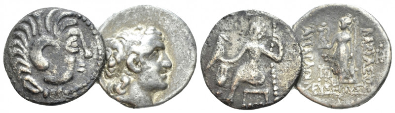 Kings of Cappadocia, Large lot 2 drachms , AR 20.00 mm., 6.97 g.
Large lot of 2...