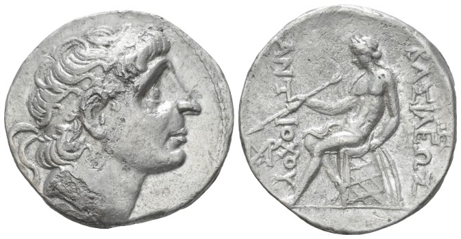 The Seleucid Kings, Antiochus, 266-246 Seleukeia on the Tigris Tetradrachm circa...