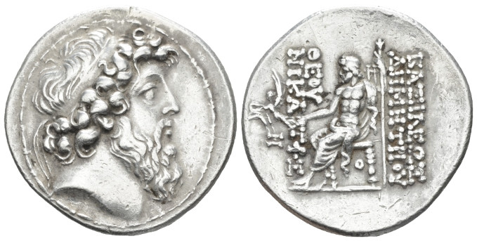 The Seleucid Kings, Demetrius II Nicator, second reign 129-125 Antiochia on Oron...