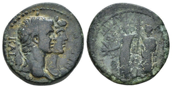 Lydia, Magnesia ad Sipylum Nero, 54-68 Bronze circa 54-68, Æ 17.60 mm., 4.96 g....