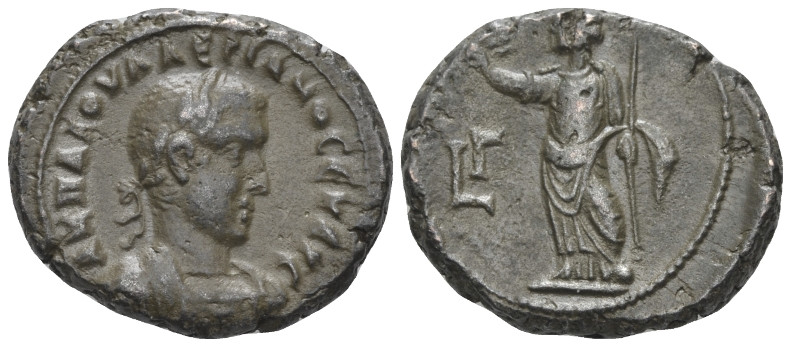 Egypt, Alexandria Valerian I, 253-260 Tetradrachm circa 255-256 (year 3), billon...