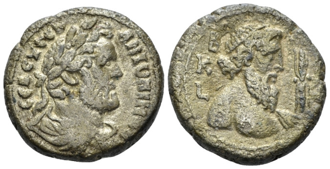 Egypt, Alexandria. Dattari. Antoninus Pius, 138-161 Tetradrachm circa 158-159 (y...