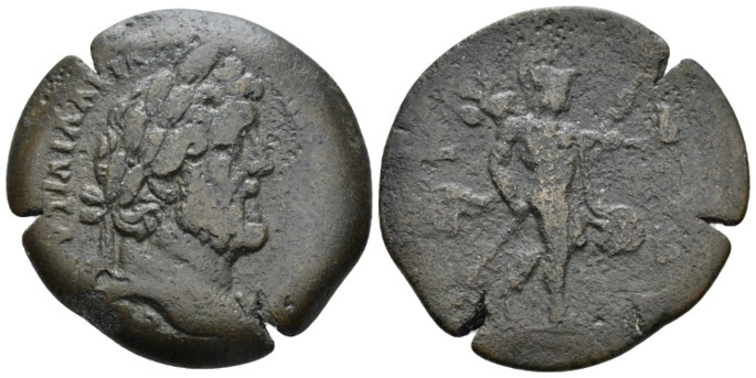 Egypt, Alexandria. Dattari. Antoninus Pius, 138-161 Drachm circa 158-159 (year 2...