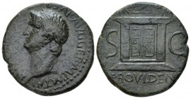 Nero, 54-68 As Perinthus (?) circa 54-68, Æ 25.30 mm., 8.82 g.
 Laureate head l. Rev. Lit altar with panel doors. RIC –. RPC 1761.
 
 Gently smooth...