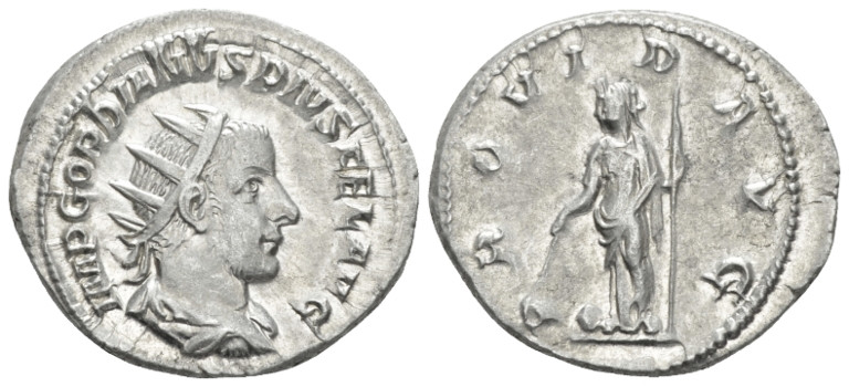 Gordian III, 238-244 Antoninianus Rome circa 243-244, AR 21.00 mm., 5.45 g.
Rad...