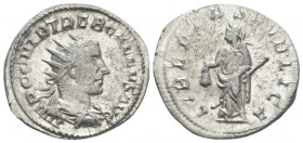 Trebonianus Gallus, 251-253 Antoninianus Mediolanum circa 251-253, AR 22.40 mm., 3.30 g.
Radiate, draped, and cuirassed bust r. Rev. Libertas standin...
