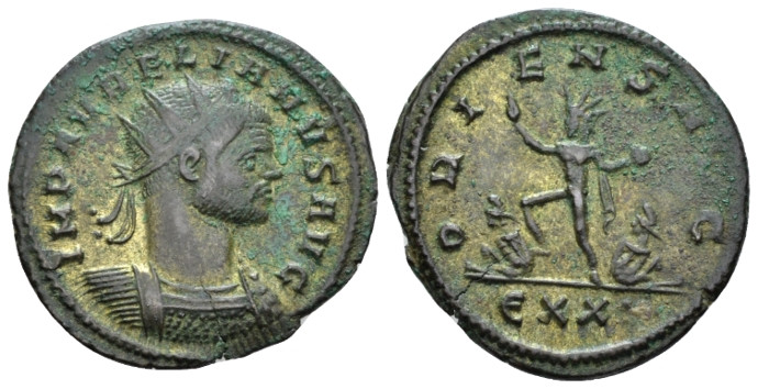 Aurelian, 270-275 Antoninianus Rome circa 270-275, billon 22.60 mm., 4.08 g.
Ra...