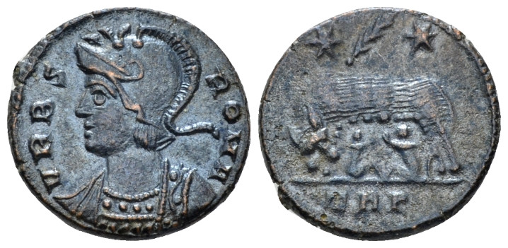 Constantine I, 307-337 Follis Treviri circa 333-334, Æ 16.70 mm., 2.56 g.
Helme...