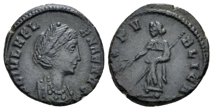 Helena, mother of Constantine Follis Uncertain mint circa 337-340, Æ 15.30 mm., ...