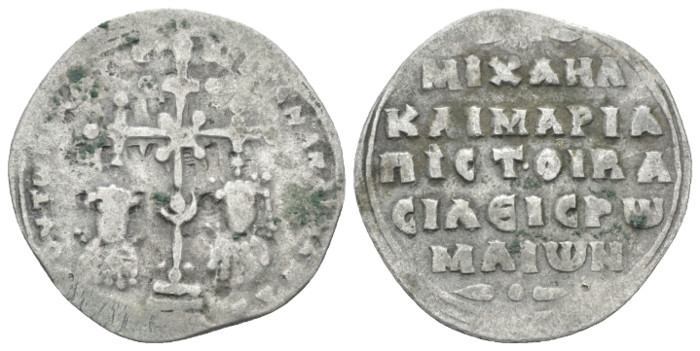Michael VII Ducas, with Maria. 1071-1078 Miliaresion Constantinople circa 1071-1...
