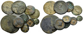 Lot of 10 Greek bronzes. IV-I cent BC, Æ 0.00 mm., 51.59 g.
Lot of 10 Greek bronzes

Very Fine.

From the E.E. Clain-Stefanelli collection.